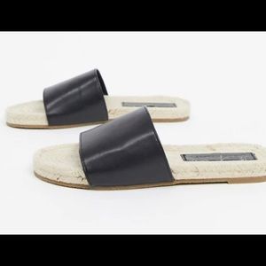 Espadrille slides